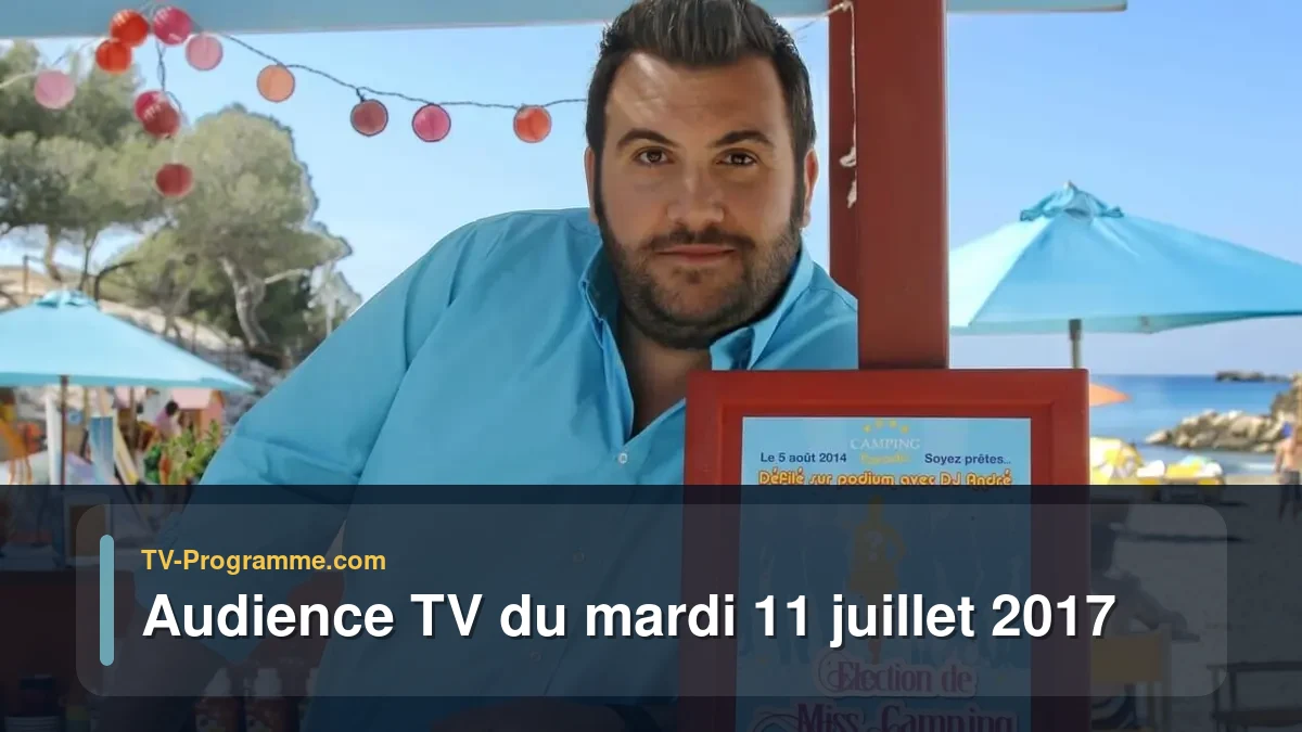 Audiences TV et audimat en prime time du Mardi 11 juillet 2017