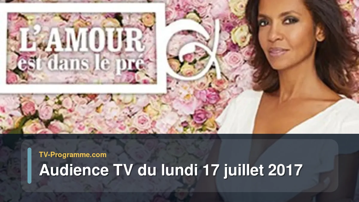 Audiences TV et audimat en prime time du Lundi 17 juillet 2017