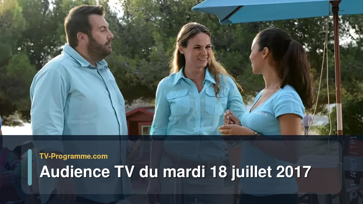 Audiences TV et audimat en prime time du Mardi 18 juillet 2017