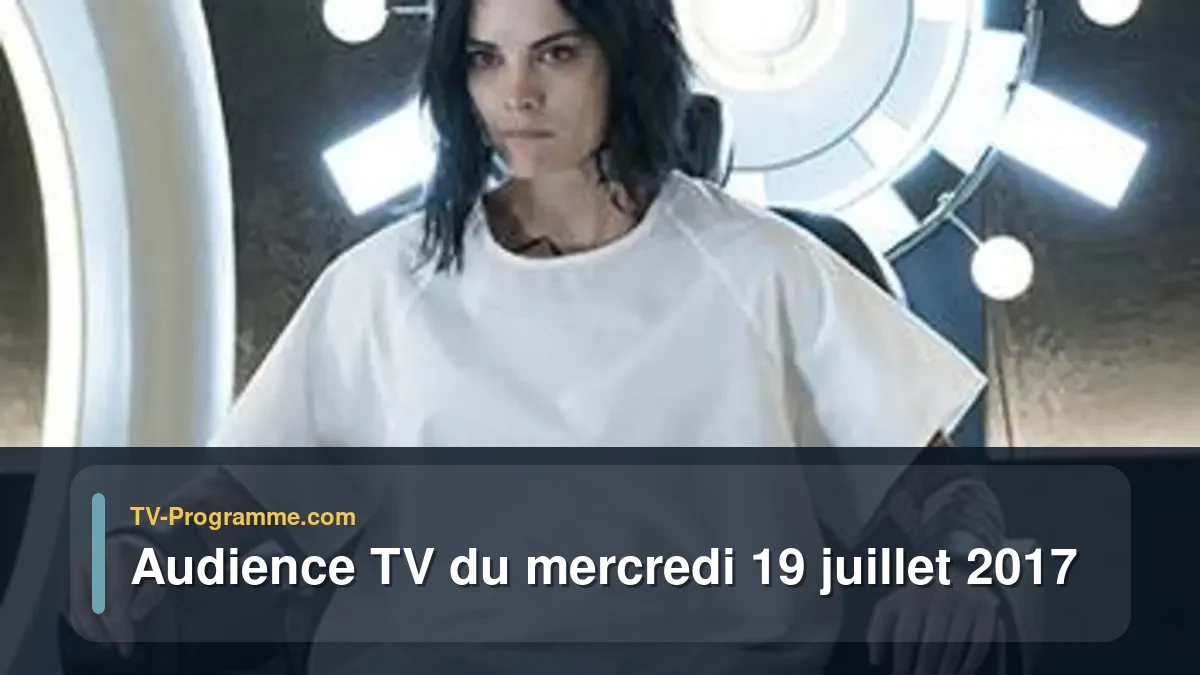 Audiences TV et audimat en prime time du Mercredi 19 juillet 2017