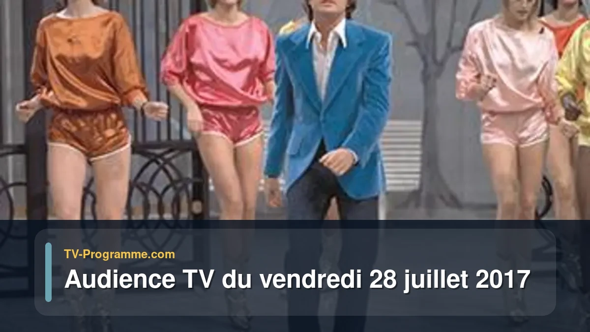 Audience TV du Vendredi 28 juillet 2017