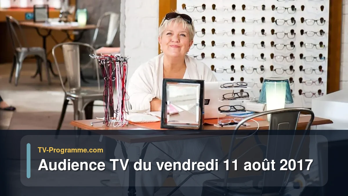 Audiences TV et audimat en prime time du Vendredi 11 août 2017