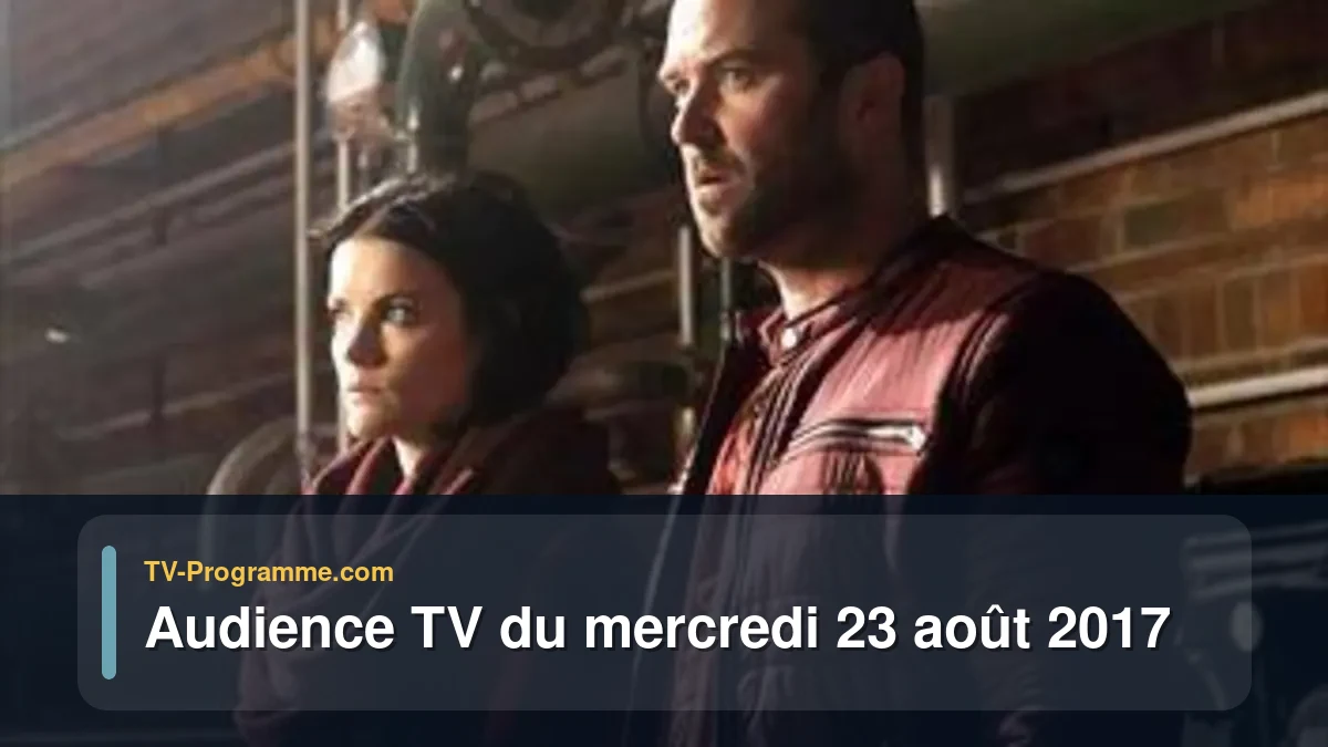 Audiences TV et audimat en prime time du Mercredi 23 août 2017