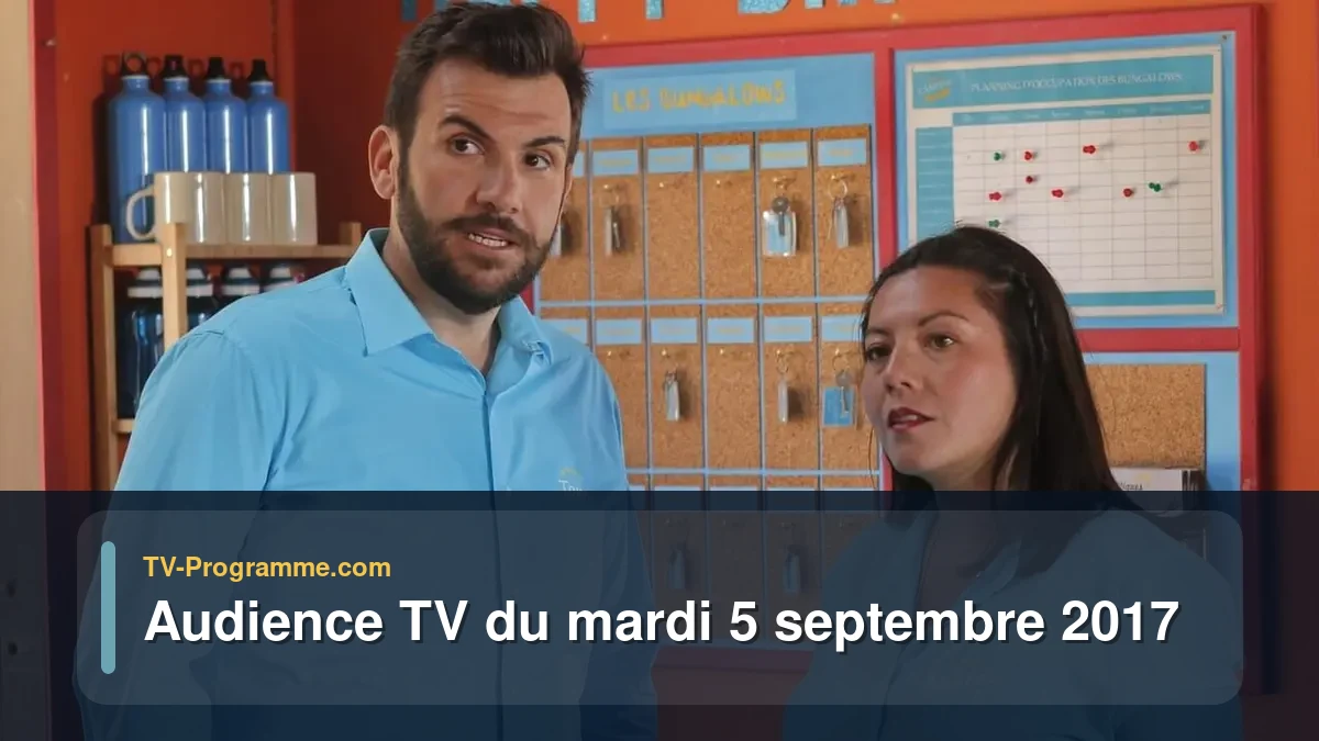 Audiences TV et audimat en prime time du Mardi 5 septembre 2017