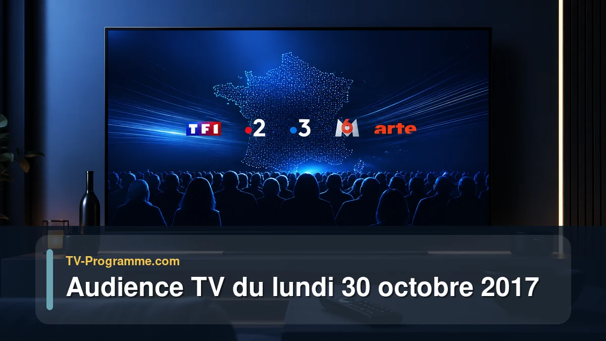 Audiences TV et audimat en prime time du Lundi 30 octobre 2017