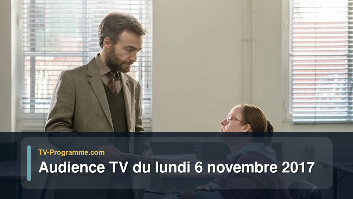 Audiences TV et audimat en prime time du Lundi 6 novembre 2017