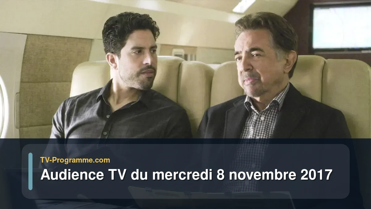 Audience TV du Mercredi 8 novembre 2017