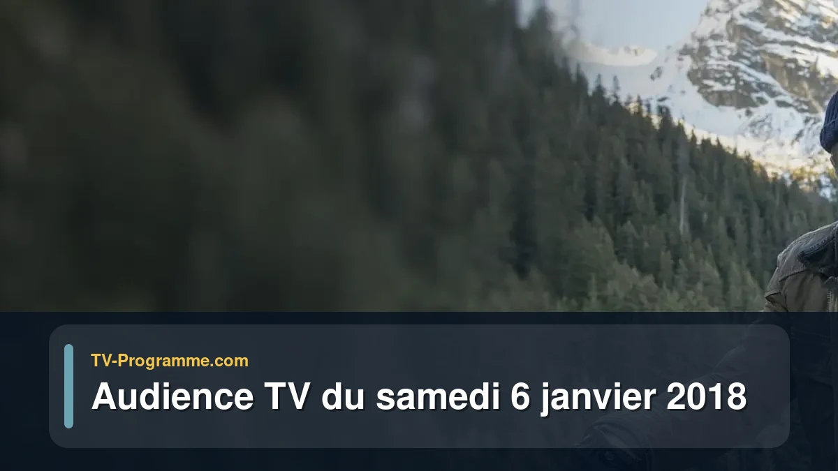 Audiences TV et audimat en prime time du Samedi 6 janvier 2018
