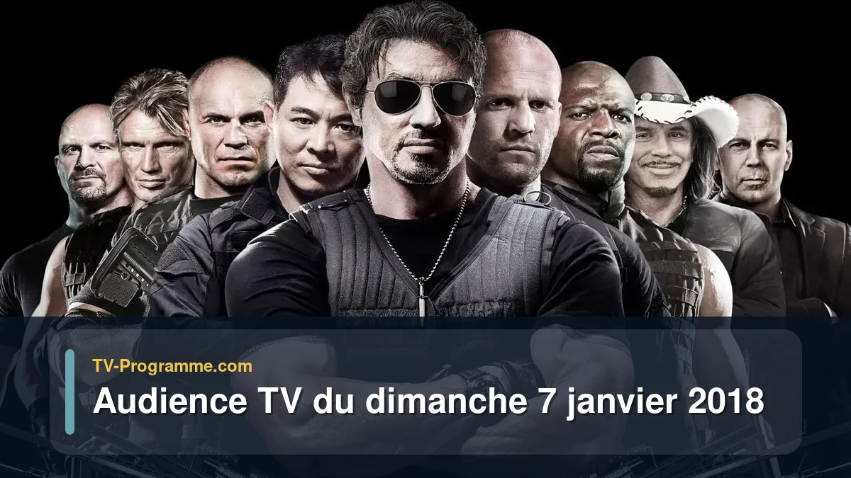 Audiences TV et audimat en prime time du Dimanche 7 janvier 2018
