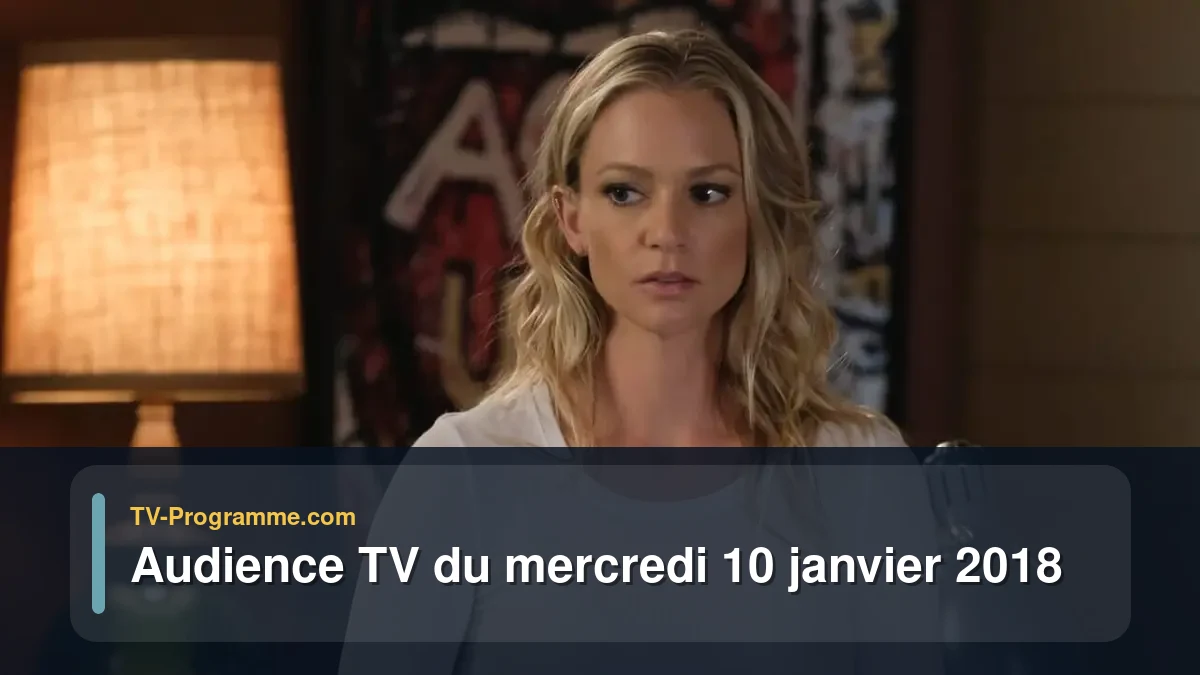 Audiences TV et audimat en prime time du Mercredi 10 janvier 2018