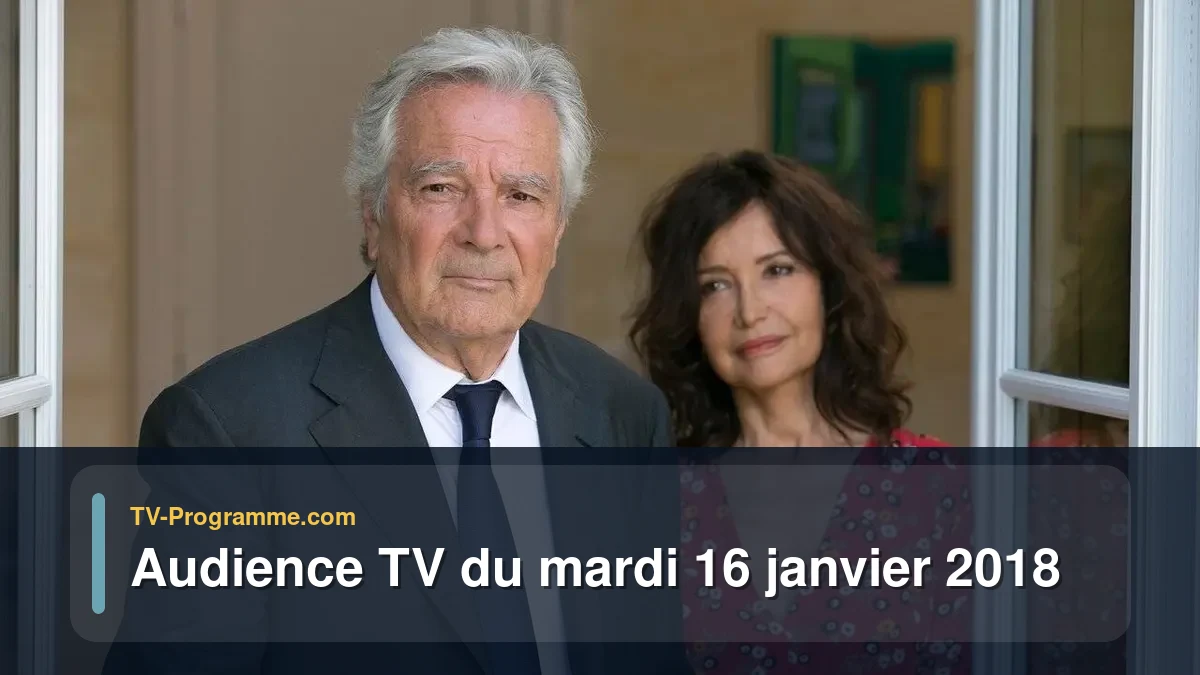 Audiences TV et audimat en prime time du Mardi 16 janvier 2018