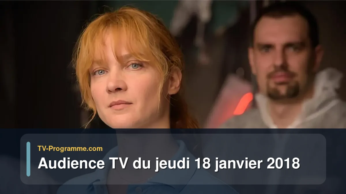 Audience TV du Jeudi 18 janvier 2018