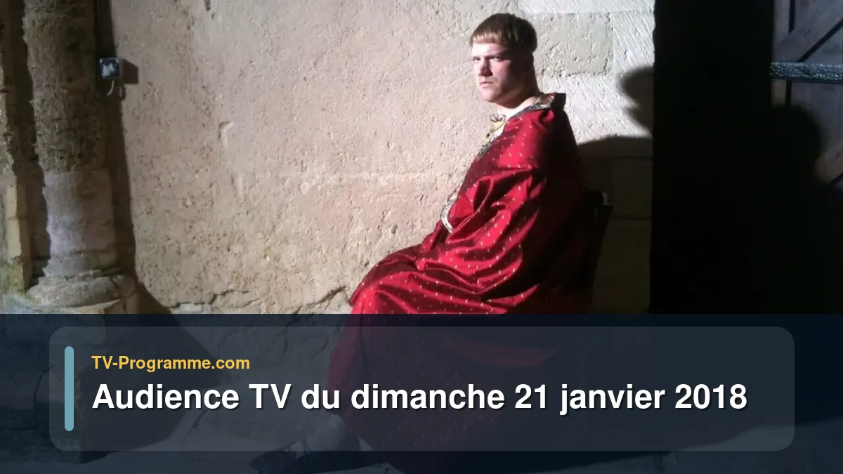 Audiences TV et audimat en prime time du Dimanche 21 janvier 2018