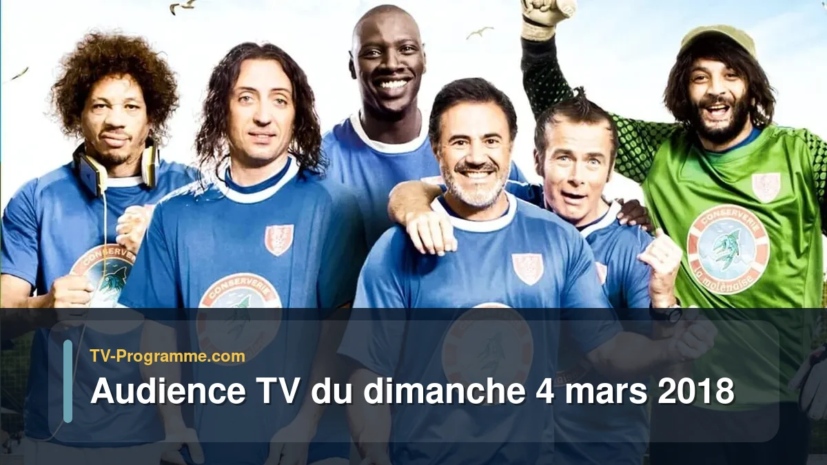 Audiences TV et audimat en prime time du Dimanche 4 mars 2018