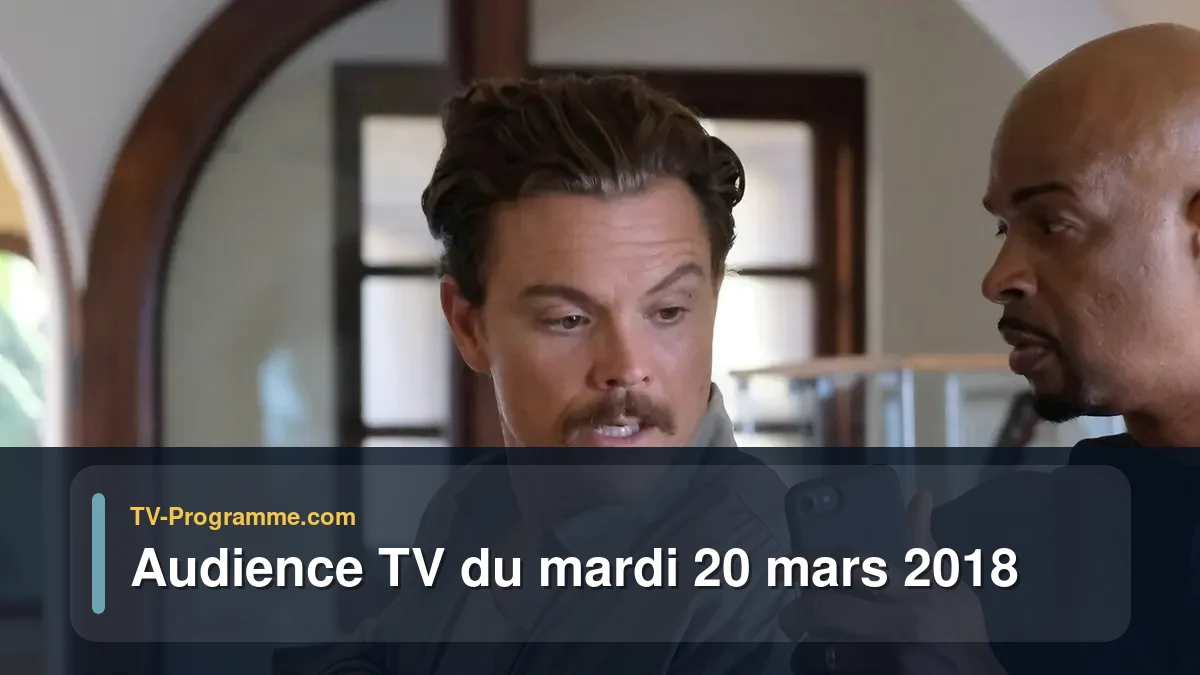 Audiences TV et audimat en prime time du Mardi 20 mars 2018