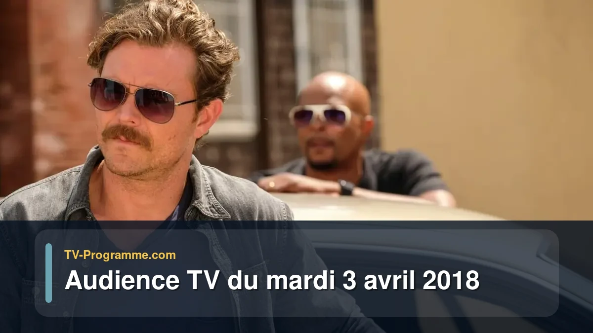 Audiences TV et audimat en prime time du Mardi 3 avril 2018