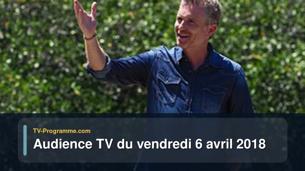 Audiences TV et audimat en prime time du Vendredi 6 avril 2018