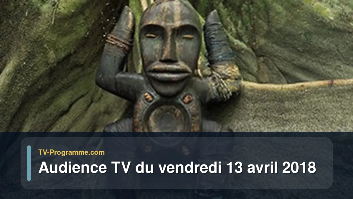 Audiences TV et audimat en prime time du Vendredi 13 avril 2018