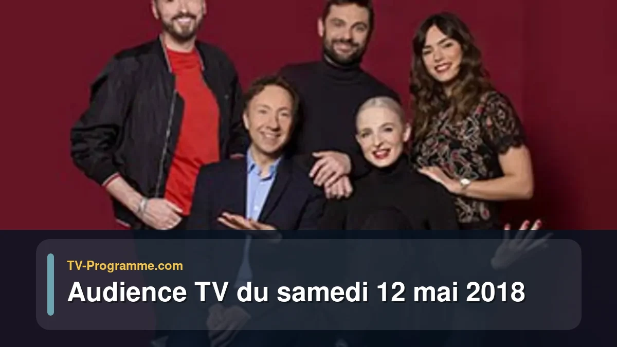 Audiences TV et audimat en prime time du Samedi 12 mai 2018