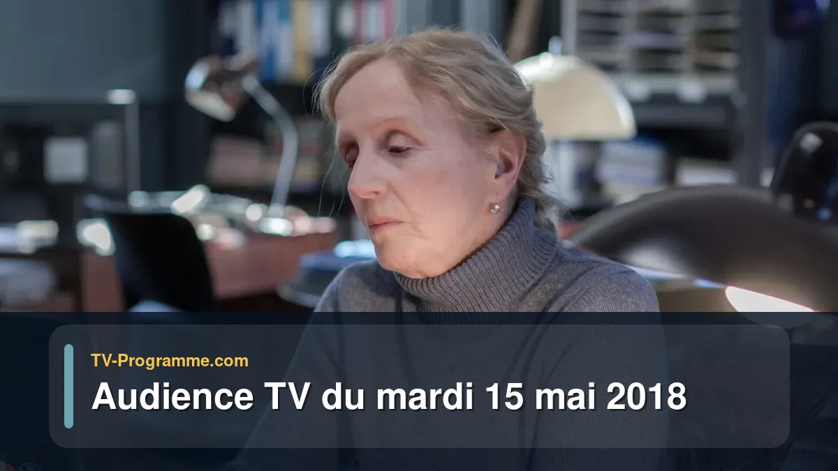 Audiences TV et audimat en prime time du Mardi 15 mai 2018