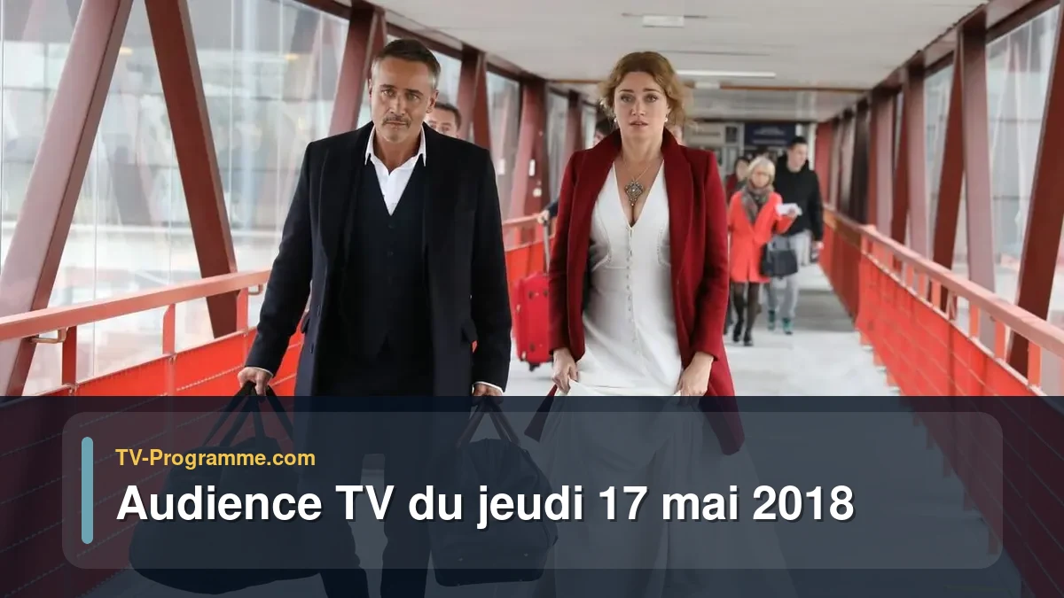 Audiences TV et audimat en prime time du Jeudi 17 mai 2018