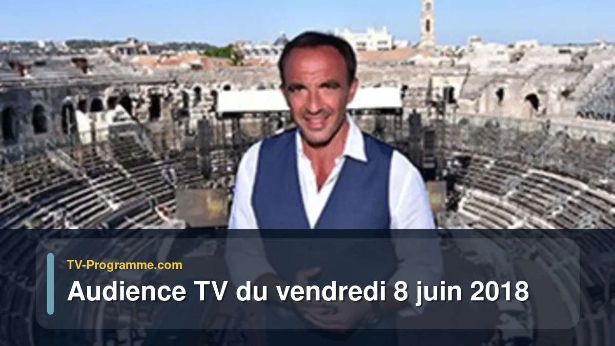 Audiences TV et audimat en prime time du Vendredi 8 juin 2018