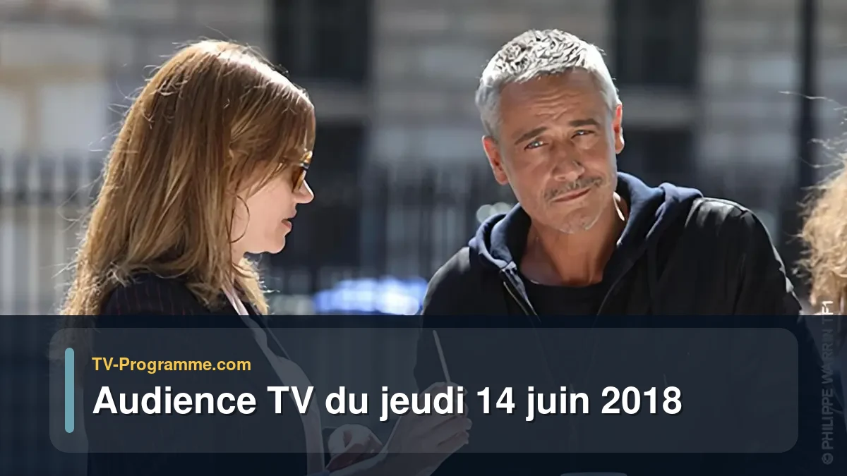 Audiences TV et audimat en prime time du Jeudi 14 juin 2018