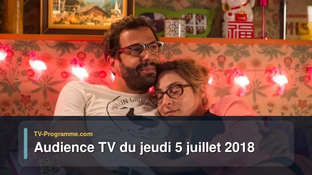 Audiences TV et audimat en prime time du Jeudi 5 juillet 2018