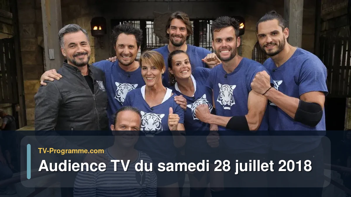 Audiences TV et audimat en prime time du Samedi 28 juillet 2018