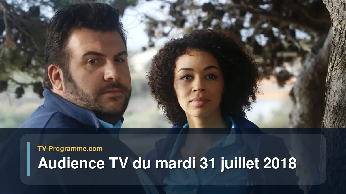 Audiences TV et audimat en prime time du Mardi 31 juillet 2018