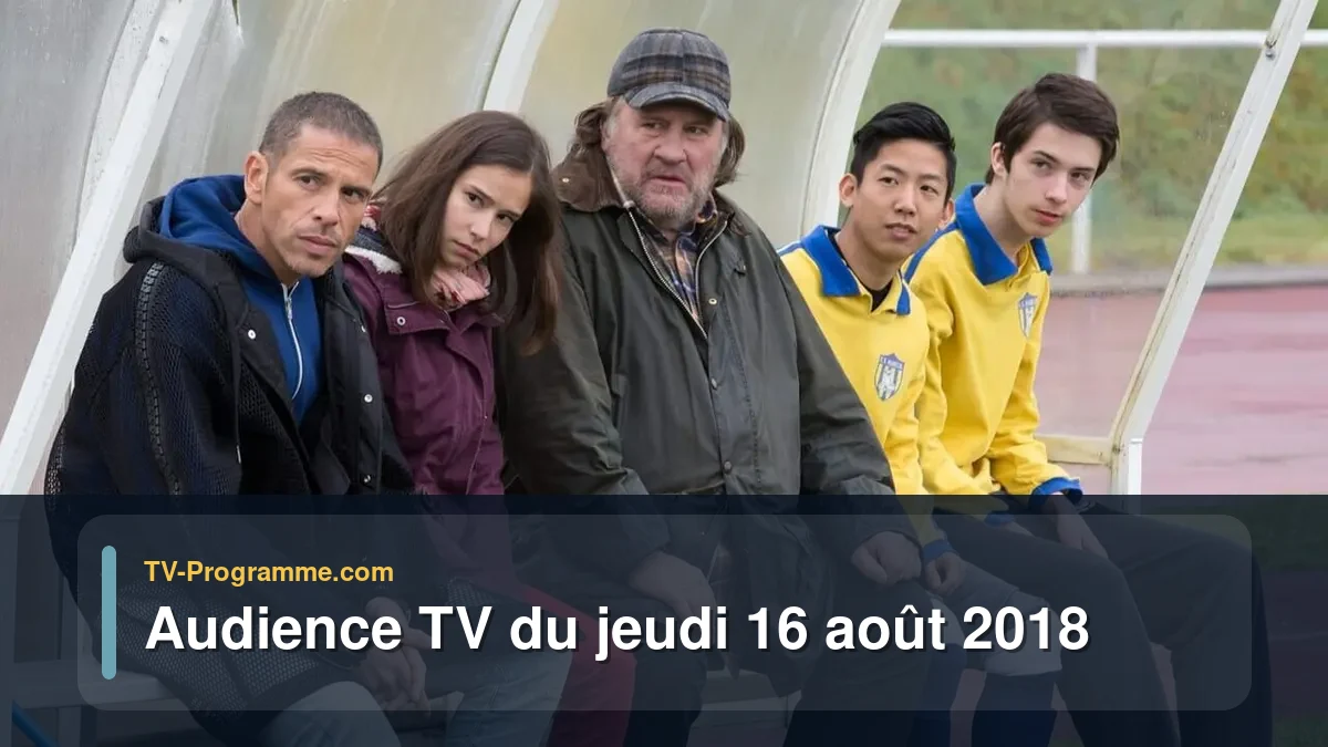 Audiences TV et audimat en prime time du Jeudi 16 août 2018