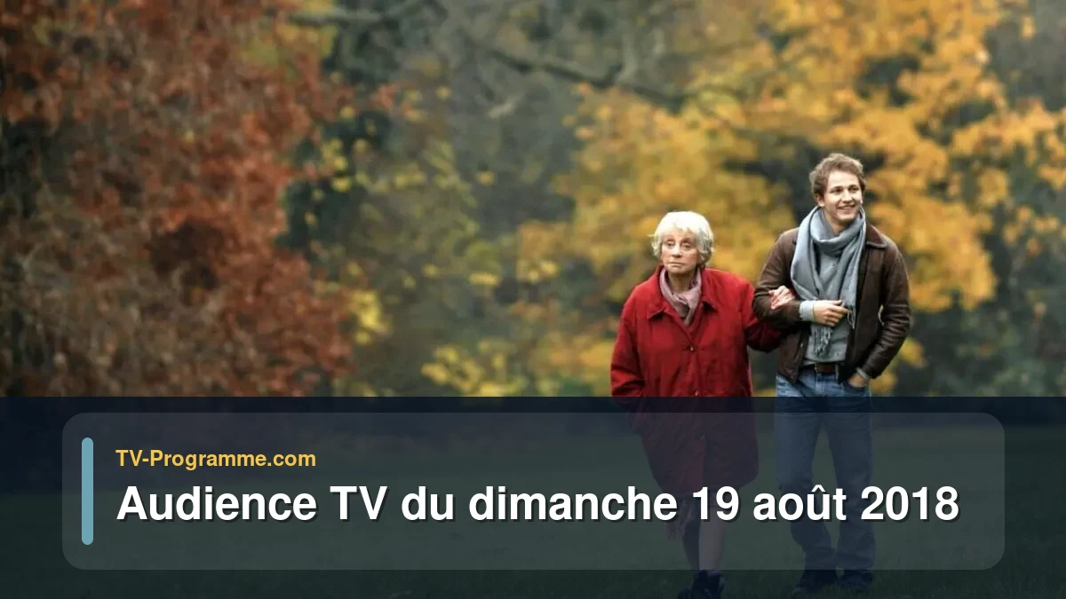Audiences TV et audimat en prime time du Dimanche 19 août 2018
