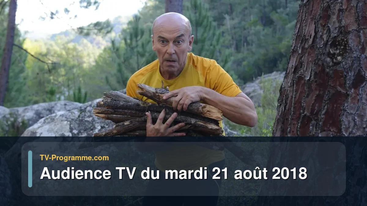 Audiences TV et audimat en prime time du Mardi 21 août 2018