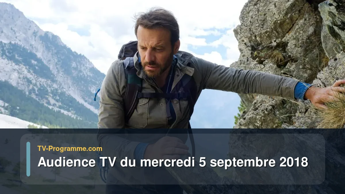 Audiences TV et audimat en prime time du Mercredi 5 septembre 2018