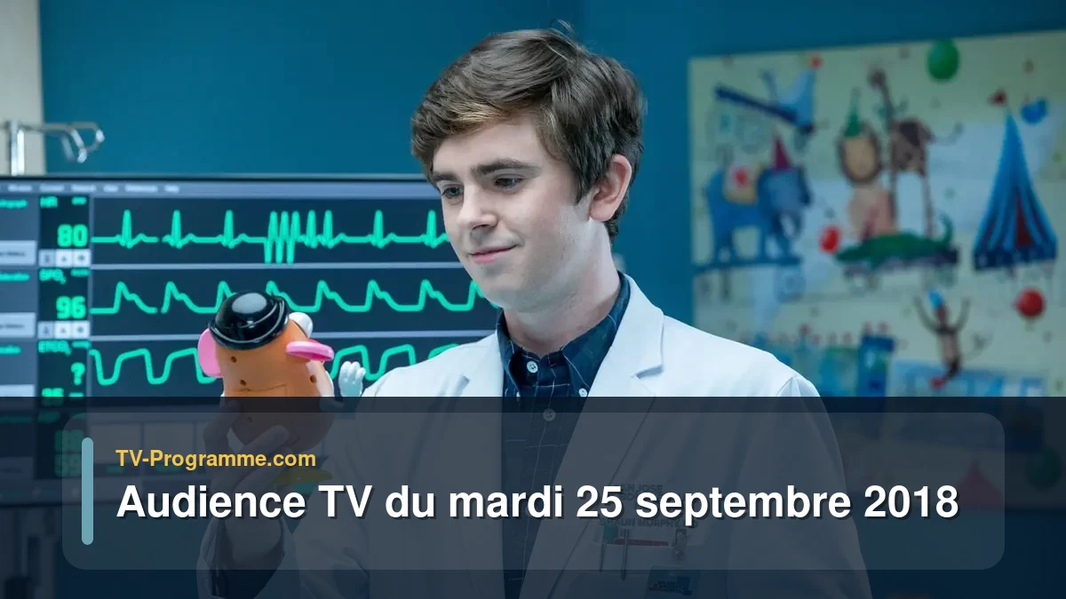 Audiences TV et audimat en prime time du Mardi 25 septembre 2018
