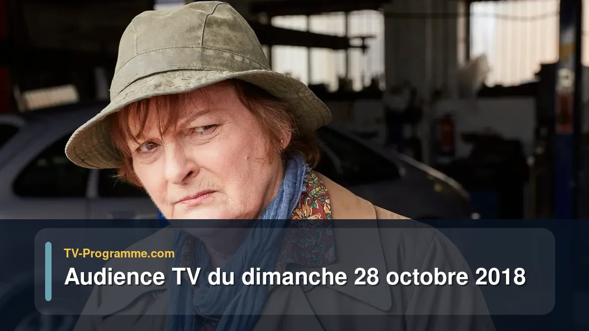 Audiences TV et audimat en prime time du Dimanche 28 octobre 2018