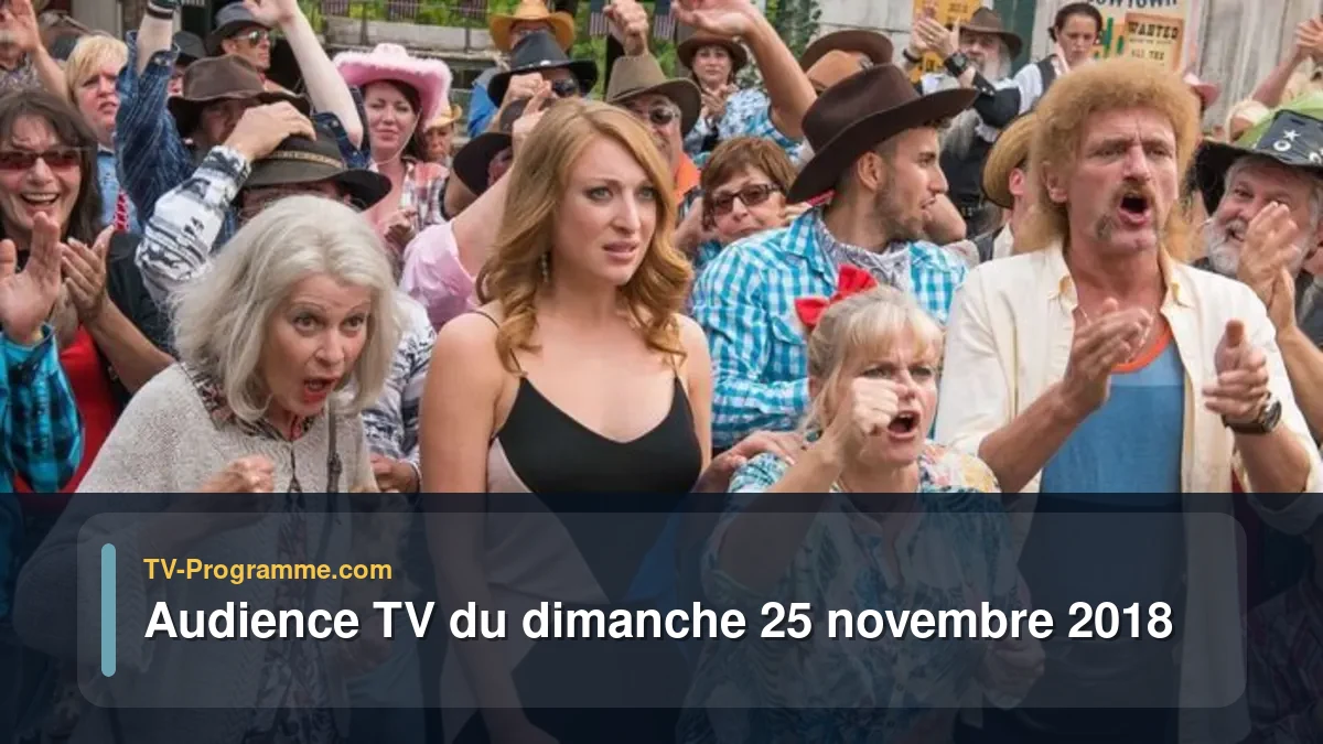 Audiences TV et audimat en prime time du Dimanche 25 novembre 2018
