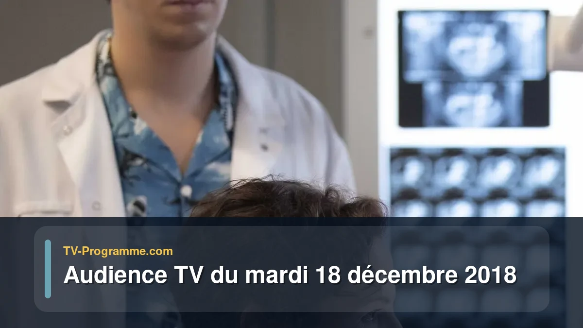 Audiences TV et audimat en prime time du Mardi 18 décembre 2018