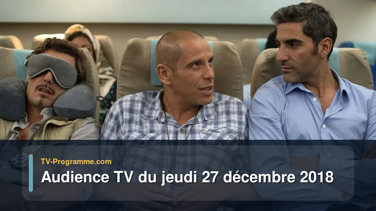 Audiences TV et audimat en prime time du Jeudi 27 décembre 2018