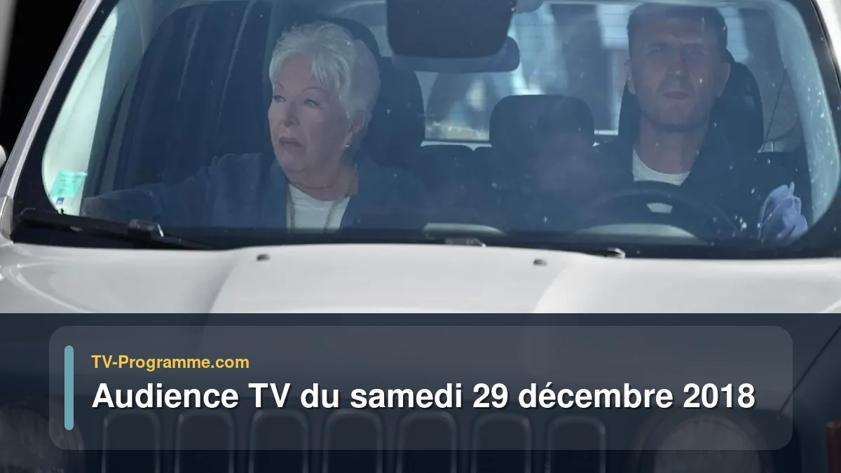 Audiences TV et audimat en prime time du Samedi 29 décembre 2018