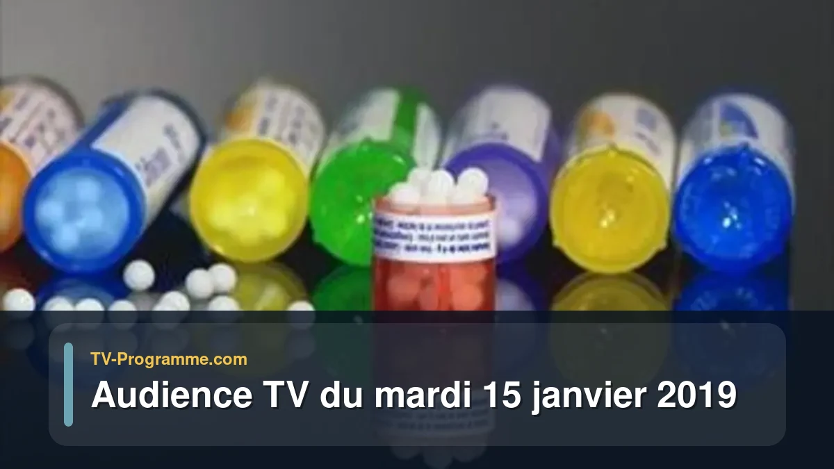 Audiences TV et audimat en prime time du Mardi 15 janvier 2019