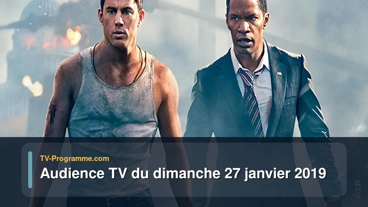 Audiences TV et audimat en prime time du Dimanche 27 janvier 2019