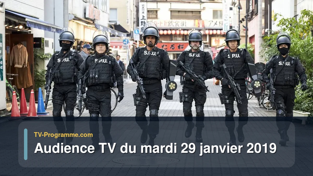 Audiences TV et audimat en prime time du Mardi 29 janvier 2019