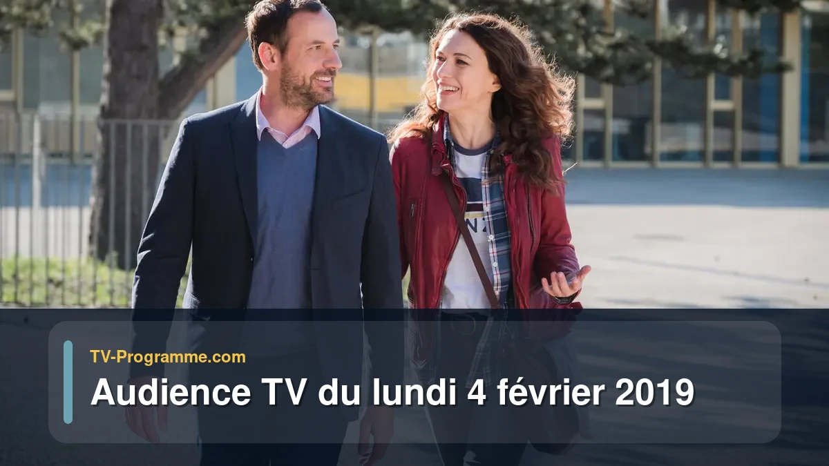 Audiences TV et audimat en prime time du Lundi 4 février 2019