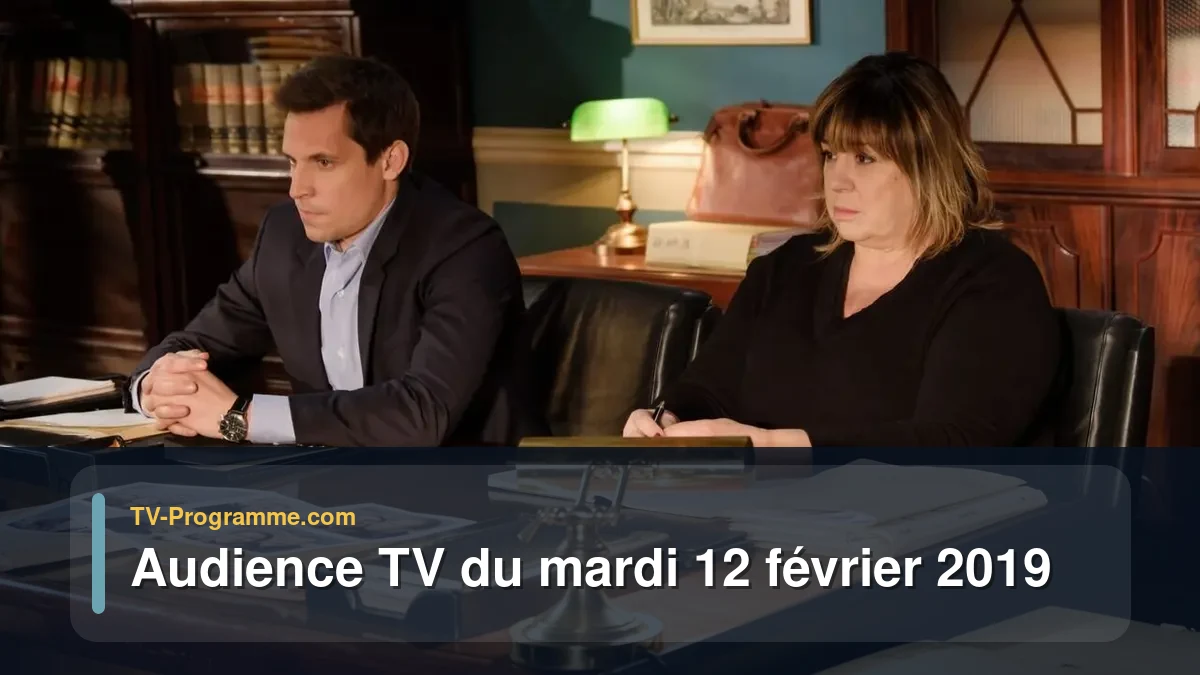 Audiences TV et audimat en prime time du Mardi 12 février 2019