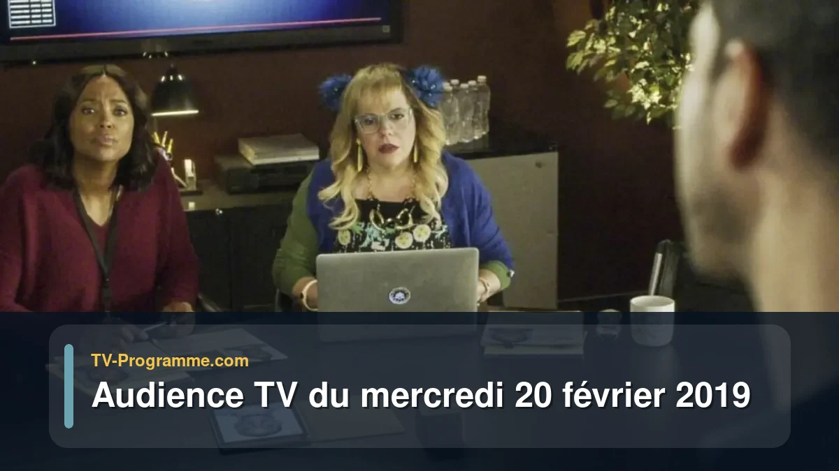 Audiences TV et audimat en prime time du Mercredi 20 février 2019