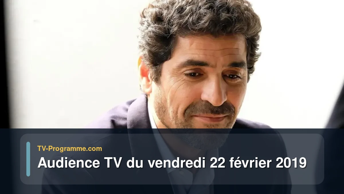 Audiences TV et audimat en prime time du Vendredi 22 février 2019