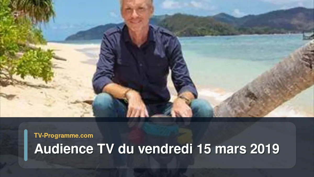 Audiences TV et audimat en prime time du Vendredi 15 mars 2019