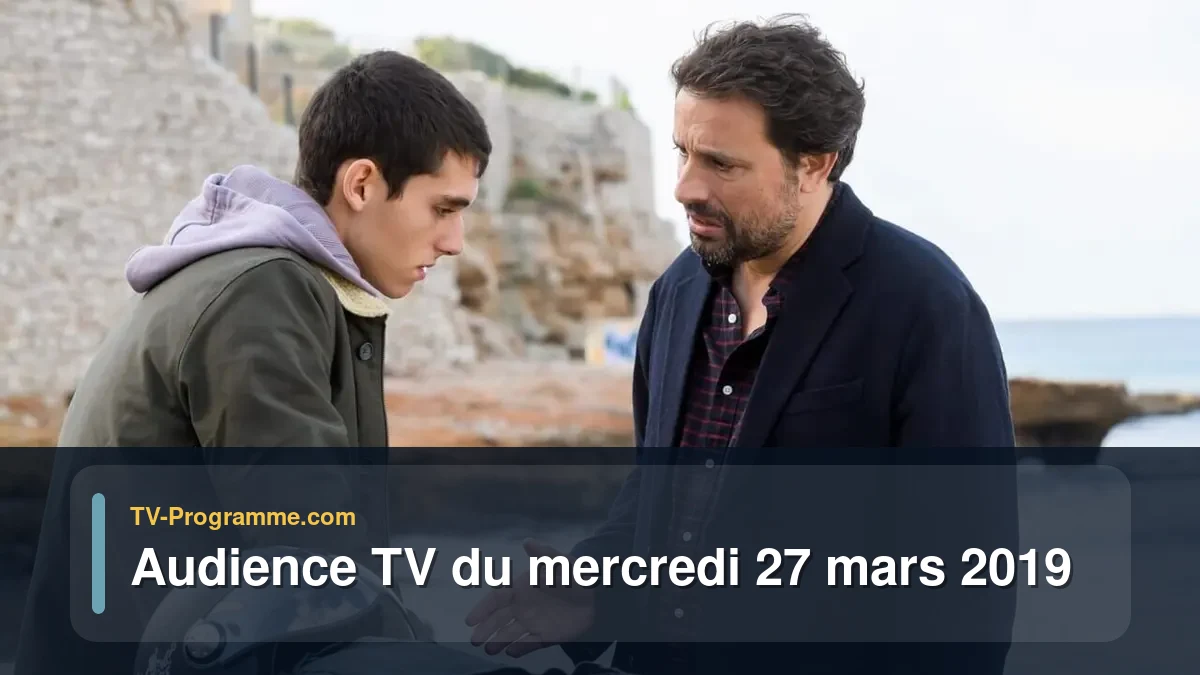Audiences TV et audimat en prime time du Mercredi 27 mars 2019