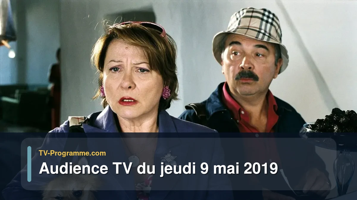 Audiences TV et audimat en prime time du Jeudi 9 mai 2019